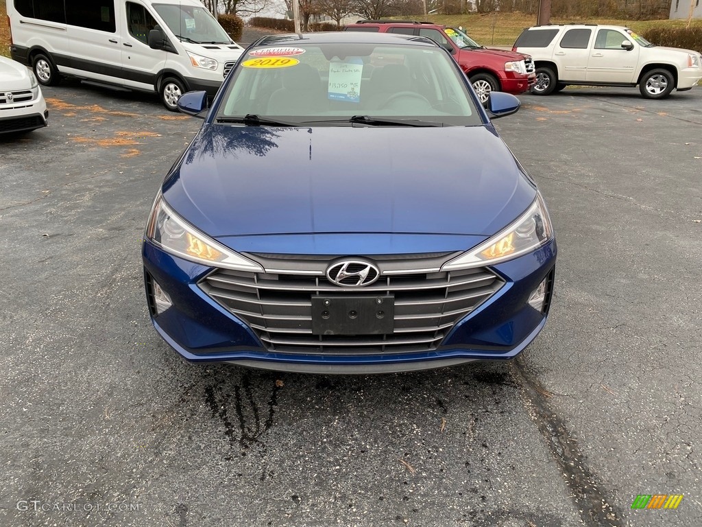 2019 Elantra SEL - Lakeside Blue / Gray photo #3