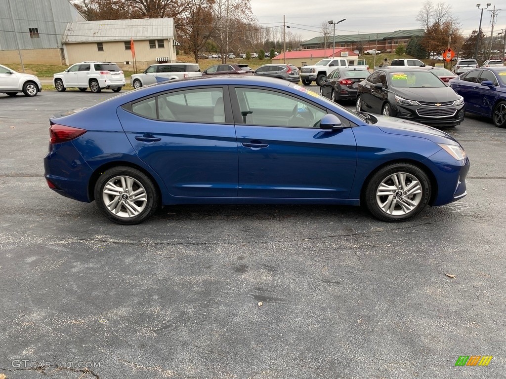 2019 Elantra SEL - Lakeside Blue / Gray photo #5