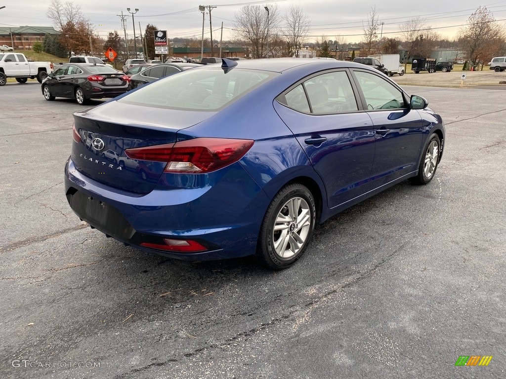 2019 Elantra SEL - Lakeside Blue / Gray photo #6