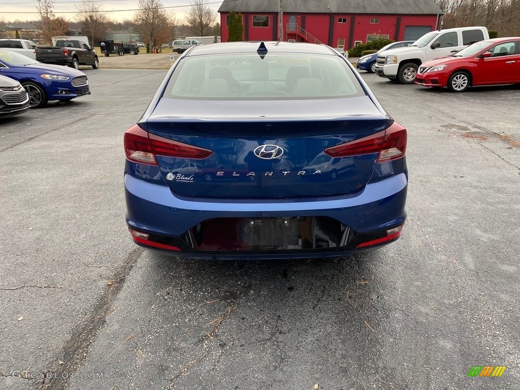 2019 Elantra SEL - Lakeside Blue / Gray photo #7