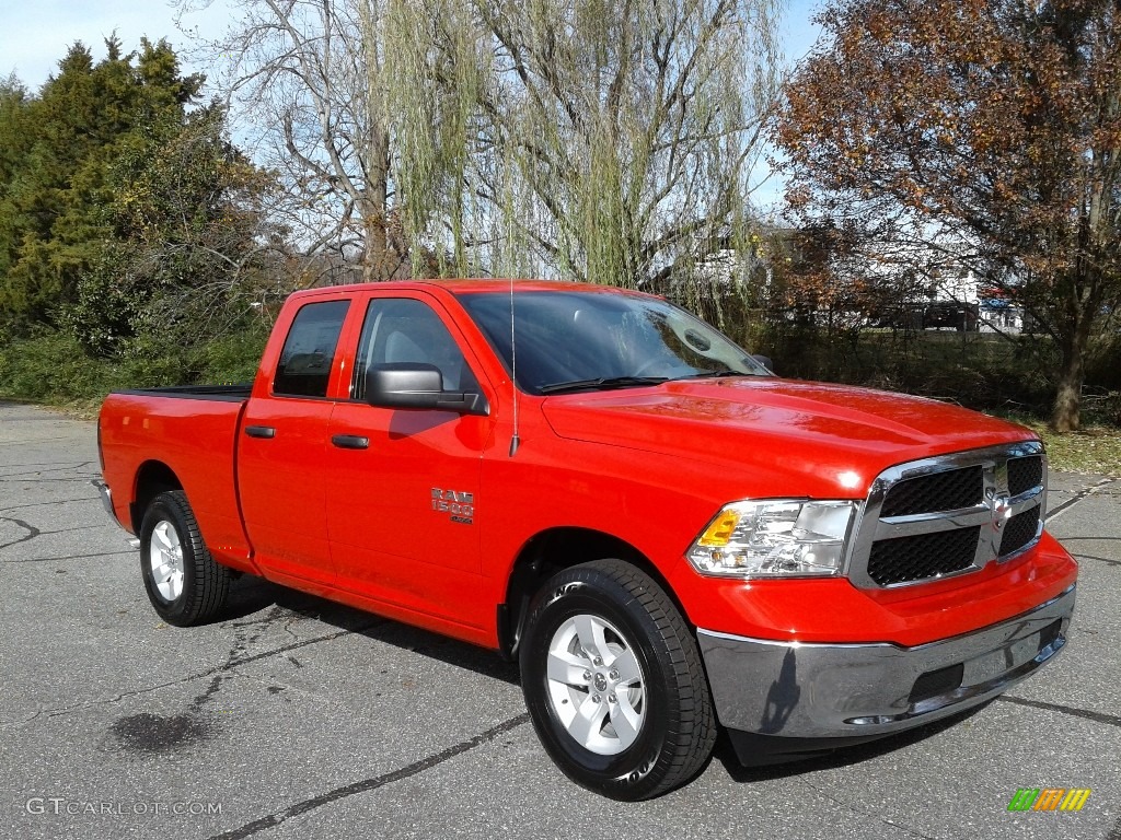 2019 1500 Classic Tradesman Quad Cab - Flame Red / Black/Diesel Gray photo #4