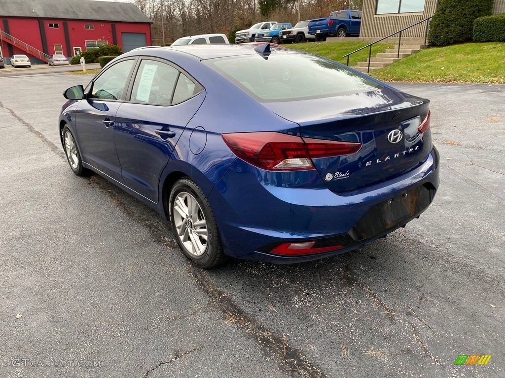 2019 Elantra SEL - Lakeside Blue / Gray photo #8