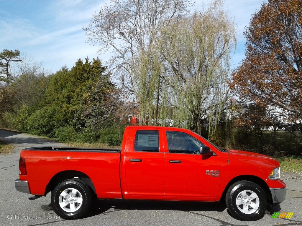 2019 1500 Classic Tradesman Quad Cab - Flame Red / Black/Diesel Gray photo #5