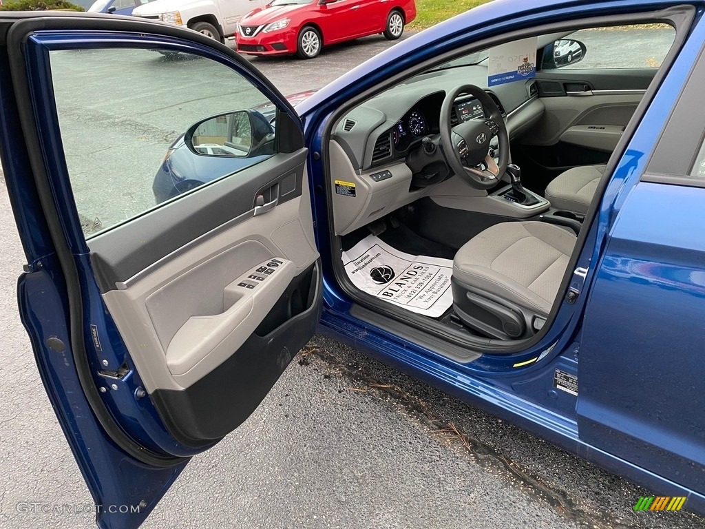 2019 Elantra SEL - Lakeside Blue / Gray photo #11
