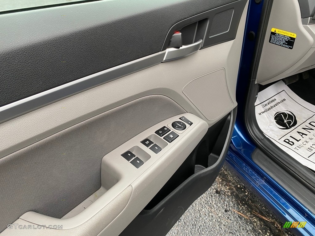 2019 Elantra SEL - Lakeside Blue / Gray photo #12