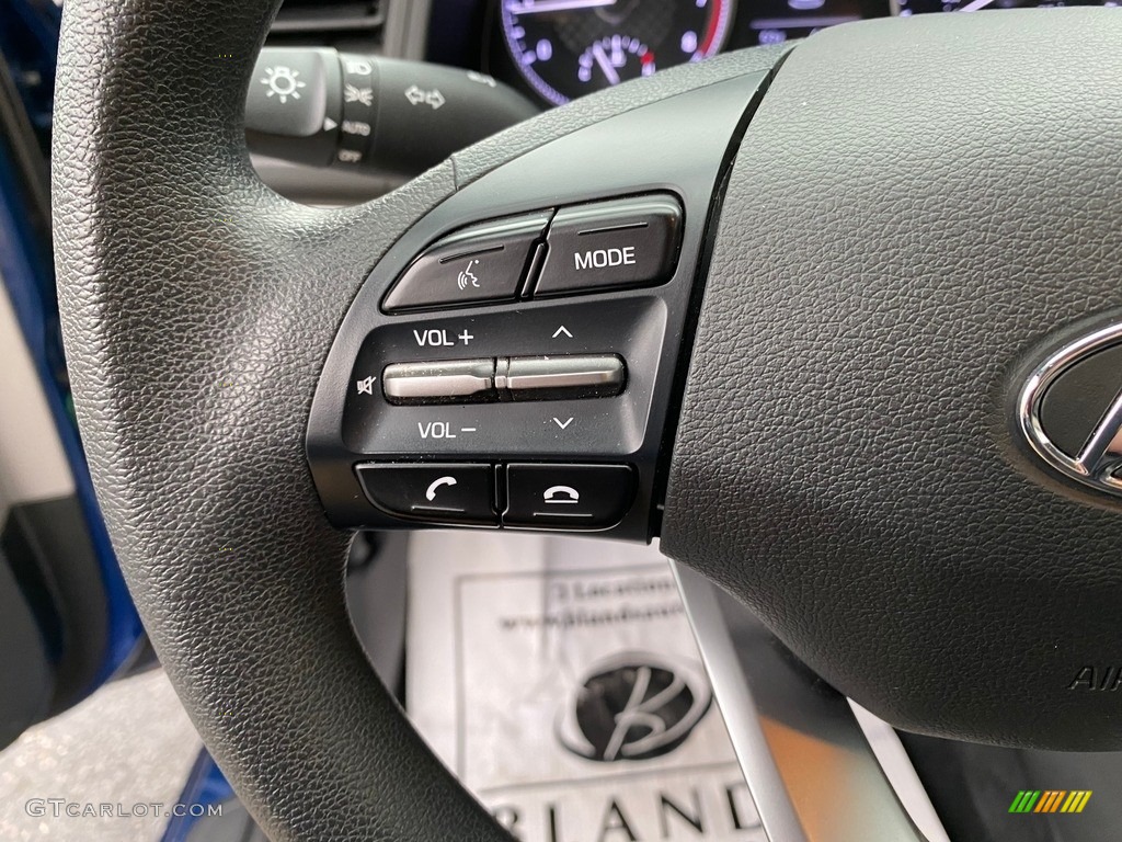 2019 Elantra SEL - Lakeside Blue / Gray photo #17