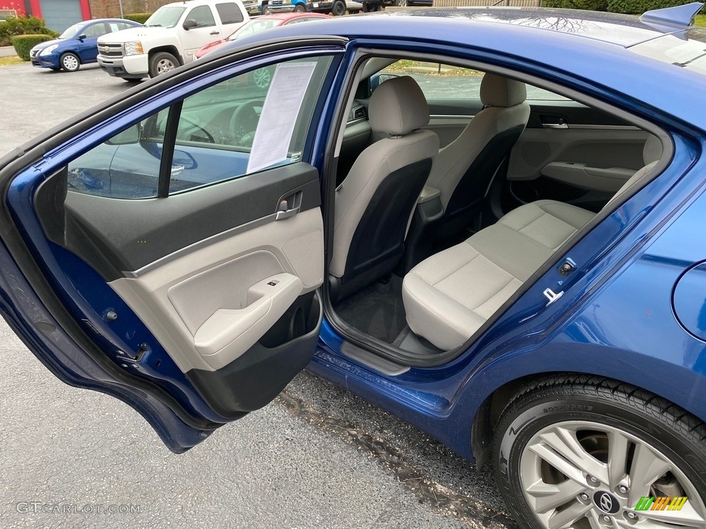 2019 Elantra SEL - Lakeside Blue / Gray photo #33