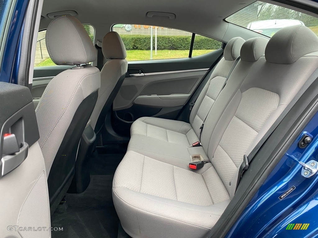 2019 Elantra SEL - Lakeside Blue / Gray photo #35