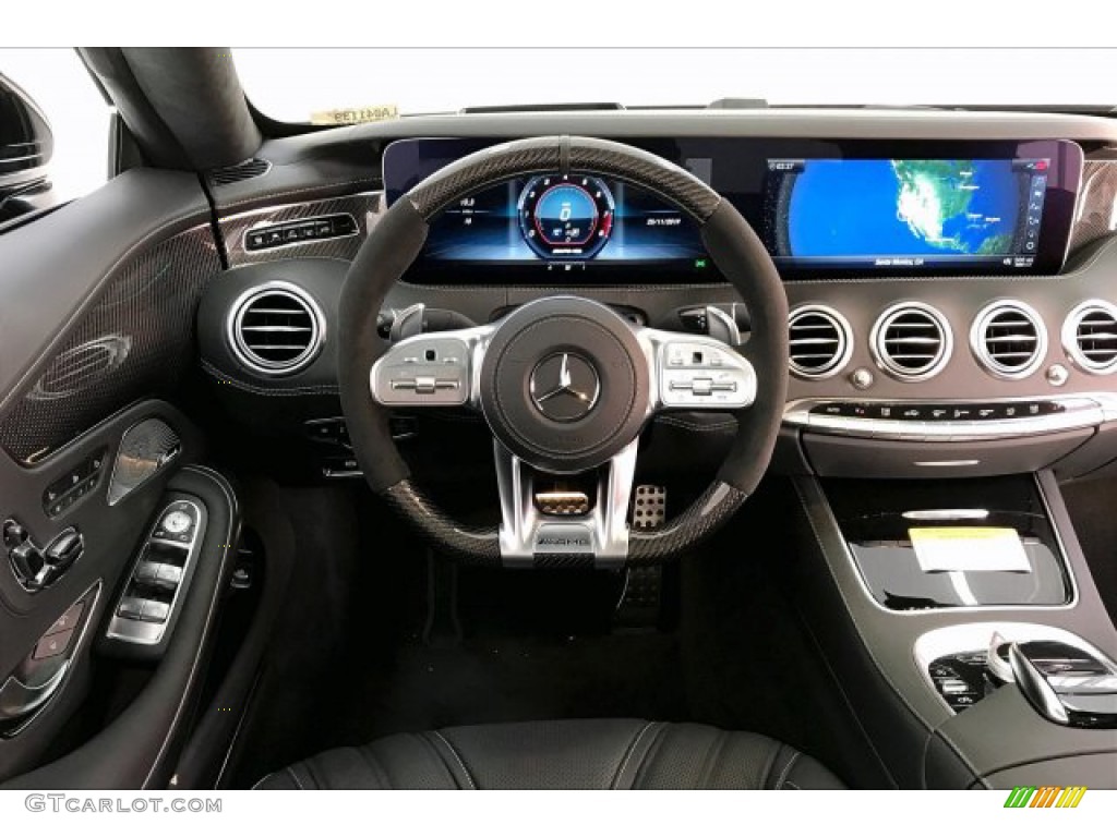 2020 Mercedes-Benz S 63 AMG 4Matic Coupe Black Dashboard Photo #136232591