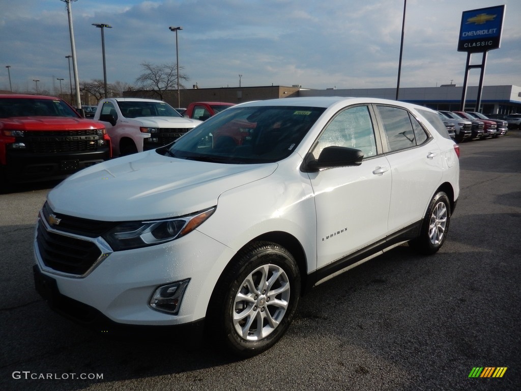 2020 Equinox LS - Summit White / Ash Gray photo #1