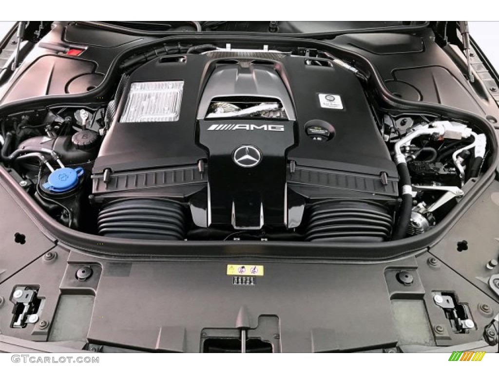 2020 Mercedes-Benz S 63 AMG 4Matic Coupe 4.0 Liter DI biturbo DOHC 32-Valve VVT V8 Engine Photo #136232630