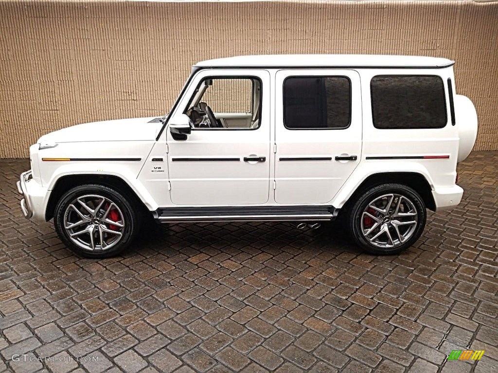 2020 G 63 AMG - designo Diamond White Metallic / designo Macchiato Beige/Espresso Brown photo #2