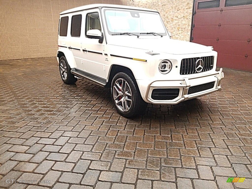 designo Diamond White Metallic 2020 Mercedes-Benz G 63 AMG Exterior Photo #136233143