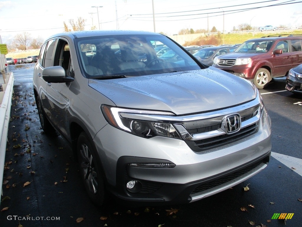 2019 Pilot EX-L AWD - Lunar Silver Metallic / Gray photo #7