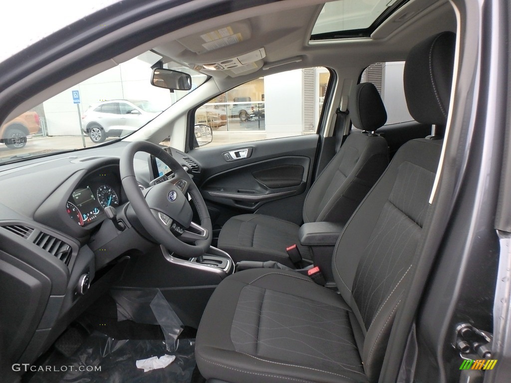 Ebony Black Interior 2019 Ford EcoSport SE 4WD Photo #136234874