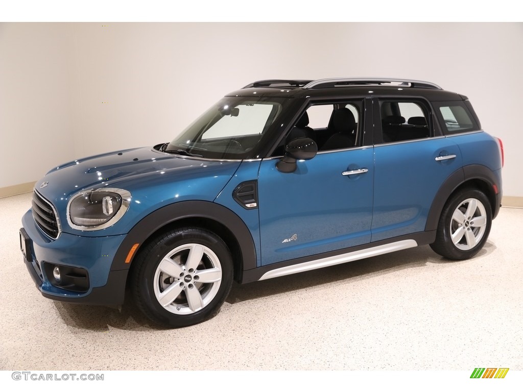 Island Blue Metallic 2018 Mini Countryman Cooper ALL4 Exterior Photo #136235141