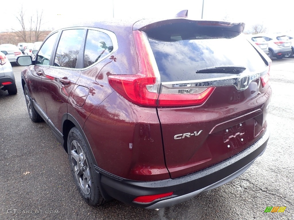 2019 CR-V EX AWD - Basque Red Pearl II / Gray photo #2