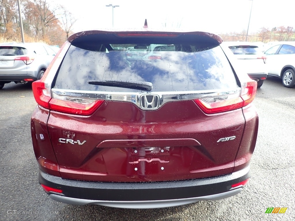 2019 CR-V EX AWD - Basque Red Pearl II / Gray photo #3