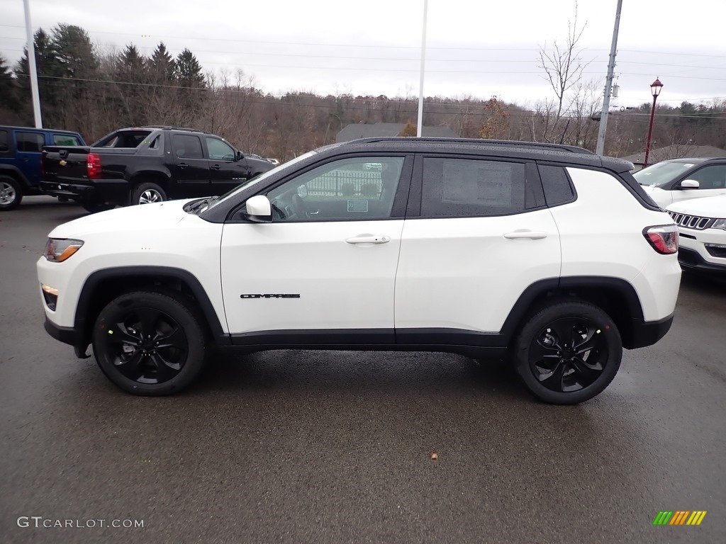 White 2020 Jeep Compass Latitude 4x4 Exterior Photo #136235597