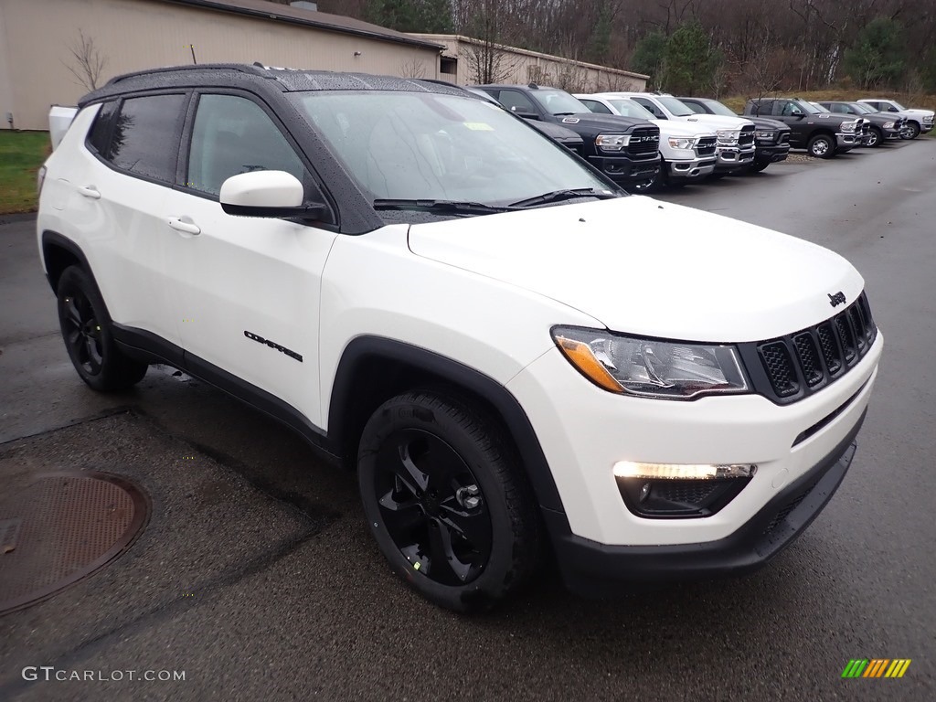 White 2020 Jeep Compass Latitude 4x4 Exterior Photo #136235714