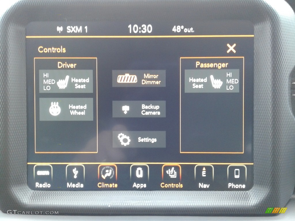 2019 Jeep Wrangler Unlimited MOAB 4x4 Controls Photo #136236122