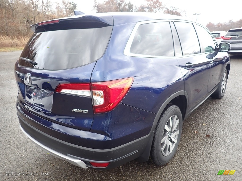 2020 Pilot EX-L AWD - Obsidian Blue Pearl / Gray photo #4