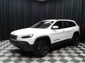 2020 Bright White Jeep Cherokee Upland 4x4  photo #2