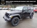 2020 Black Jeep Wrangler Unlimited Sport 4x4  photo #1