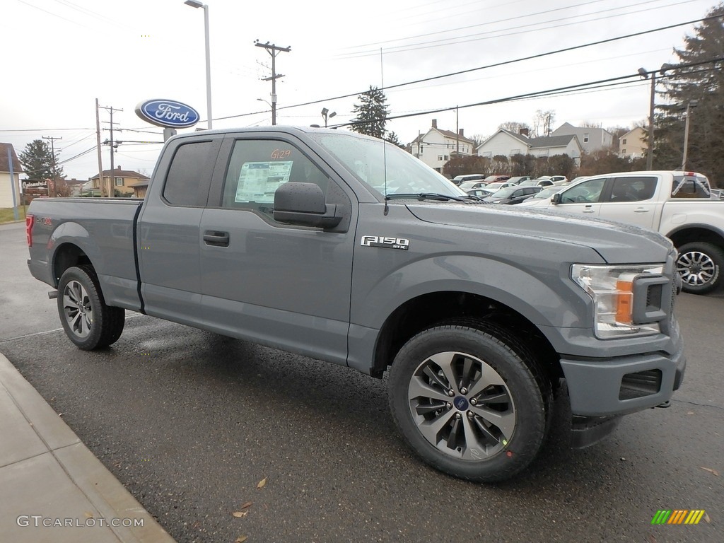 2019 F150 STX SuperCab 4x4 - Abyss Gray / Black photo #3