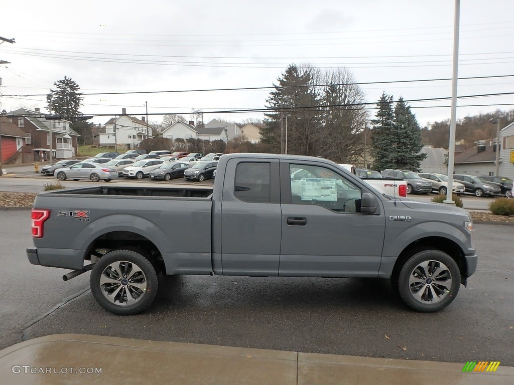 Abyss Gray 2019 Ford F150 STX SuperCab 4x4 Exterior Photo #136236566
