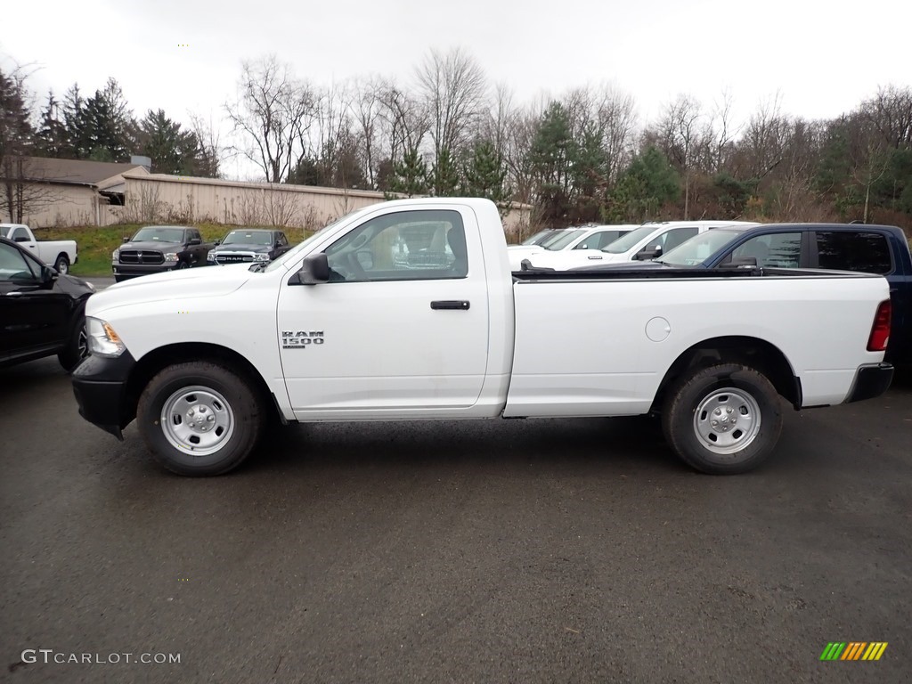 2019 1500 Tradesman Crew Cab - Bright White / Black/Diesel Gray photo #2