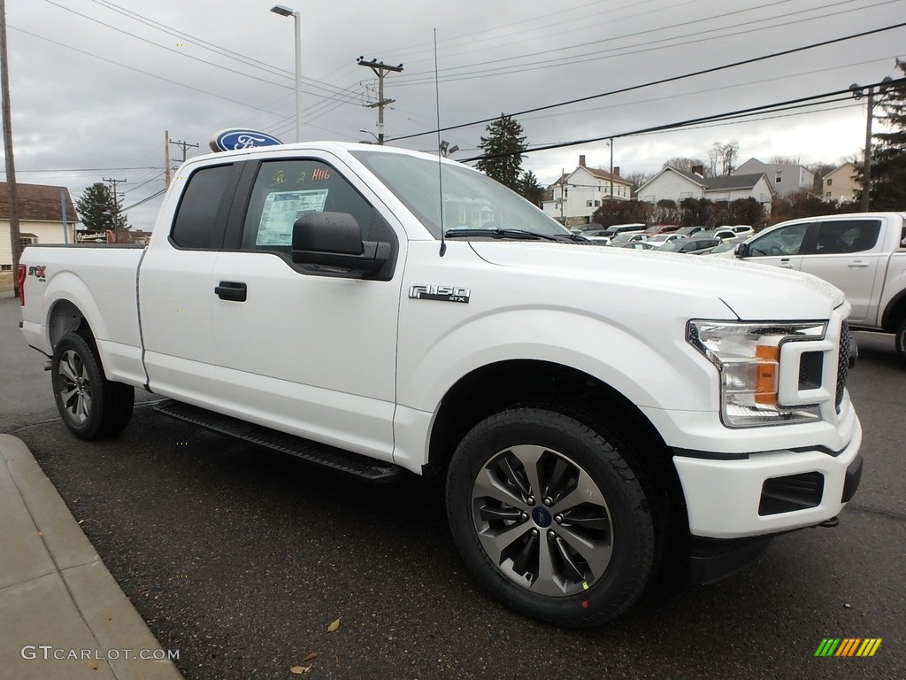 Oxford White 2019 Ford F150 STX SuperCab 4x4 Exterior Photo #136237538