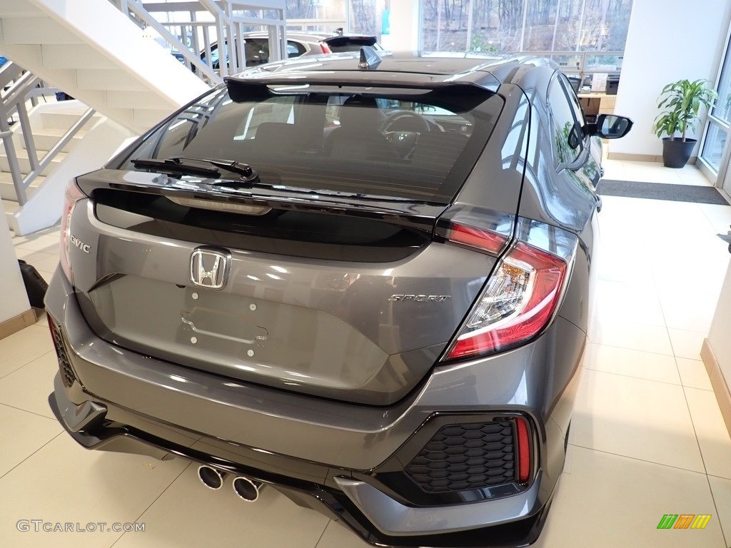 2019 Civic Sport Hatchback - Polished Metal Metallic / Black photo #5