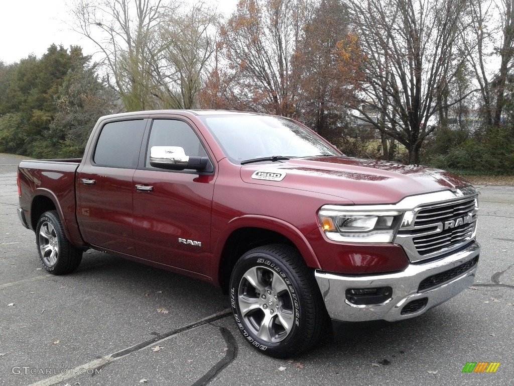 2020 1500 Laramie Crew Cab 4x4 - Delmonico Red Pearl / Black photo #4