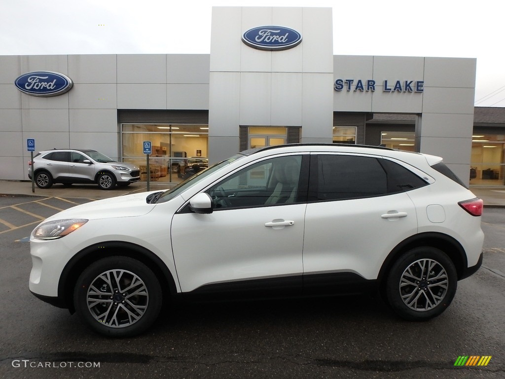 Star White Metallic Tri-Coat Ford Escape