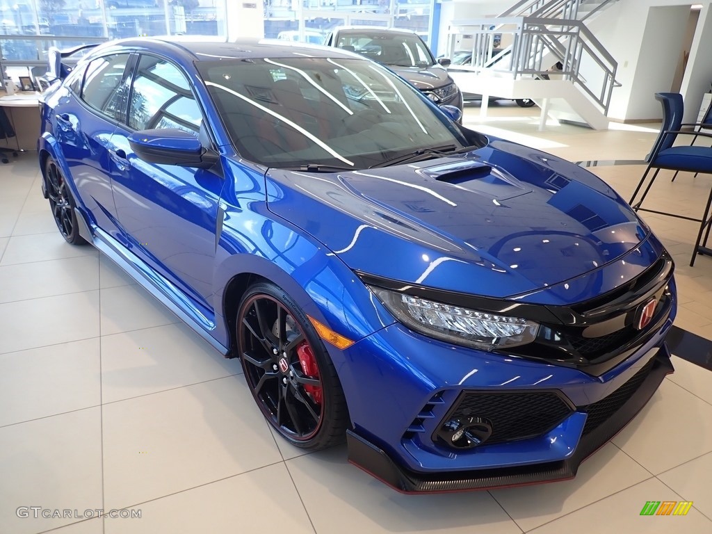 Agean Blue Metallic 2019 Honda Civic Type R Exterior Photo #136238819