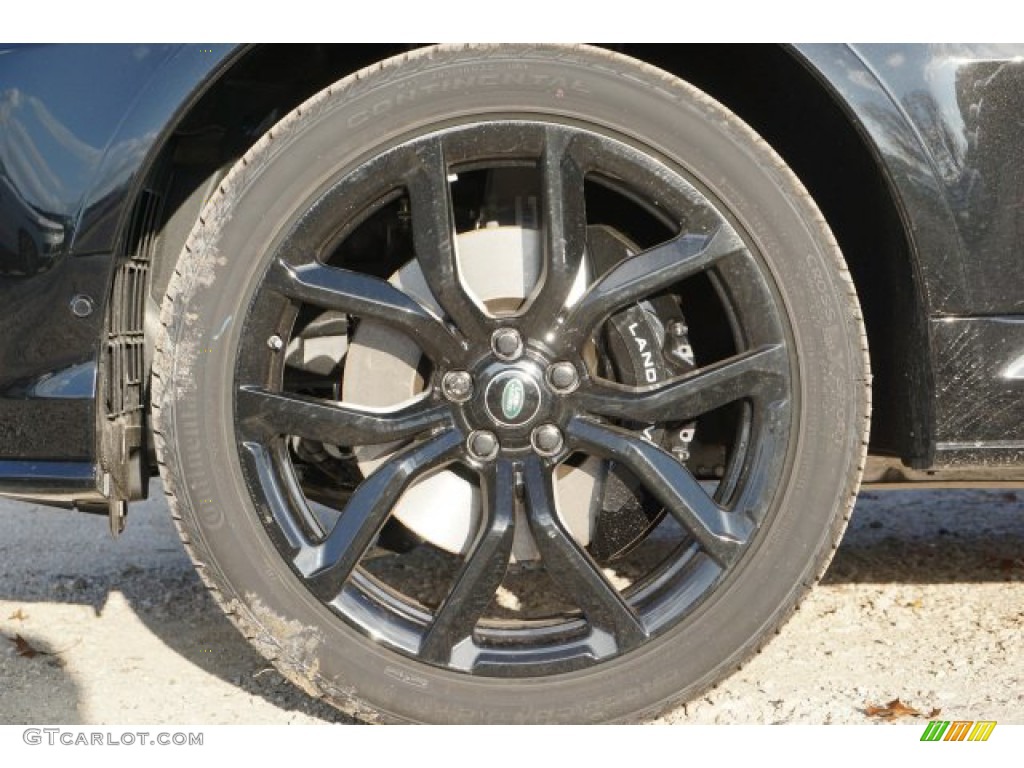 2020 Range Rover Sport SVR - Santorini Black Metallic / Ebony/Ebony photo #9