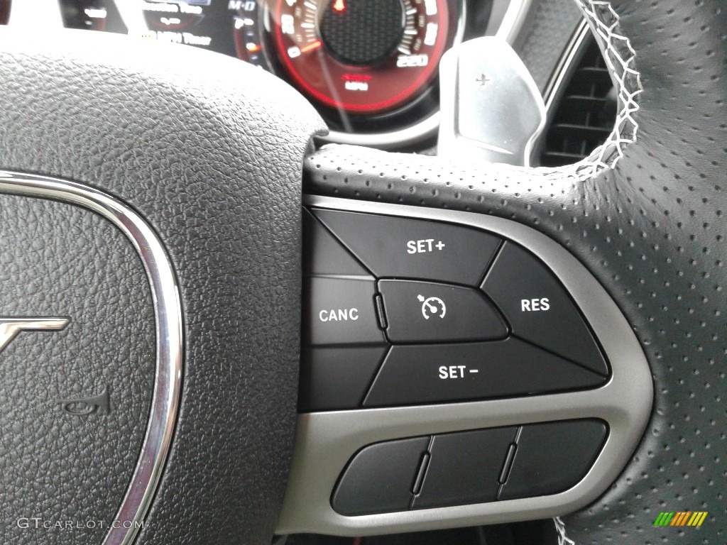2019 Dodge Challenger SRT Hellcat Redeye Widebody Demonic Red/Black Steering Wheel Photo #136239494