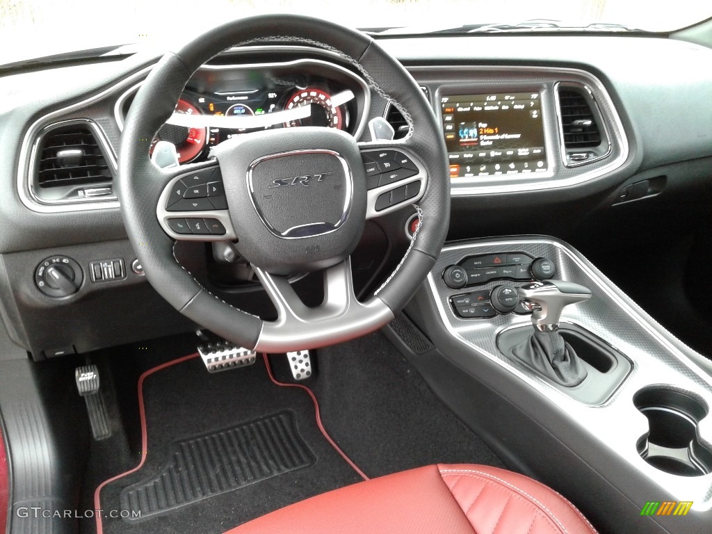 2019 Dodge Challenger SRT Hellcat Redeye Widebody Demonic Red/Black Dashboard Photo #136239977