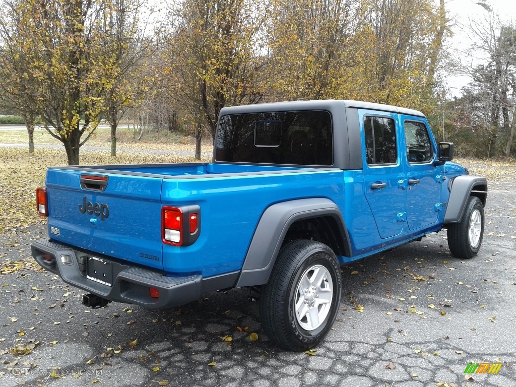 Hydro Blue Pearl 2020 Jeep Gladiator Sport 4x4 Exterior Photo #136240322