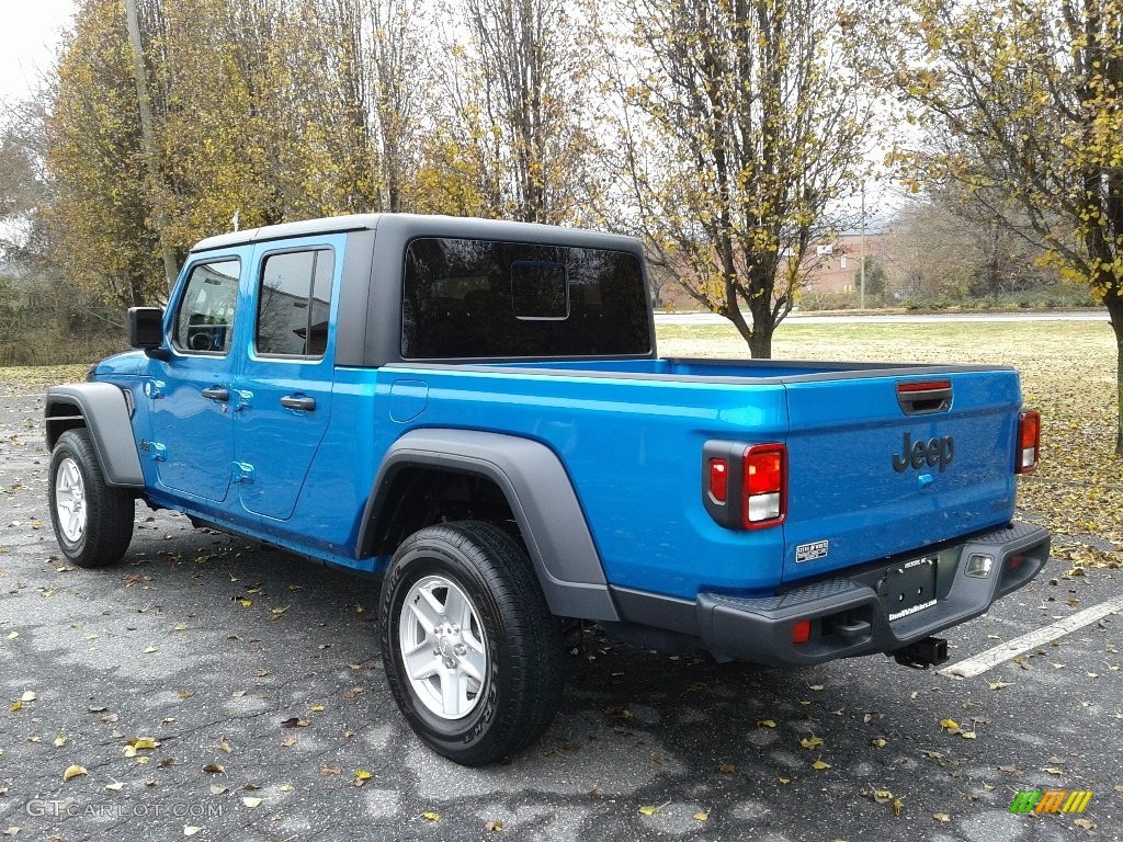 2020 Gladiator Sport 4x4 - Hydro Blue Pearl / Black photo #8