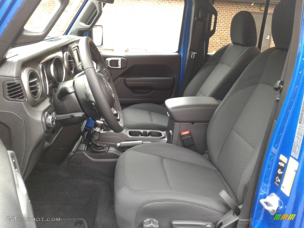Black Interior 2020 Jeep Gladiator Sport 4x4 Photo #136240457