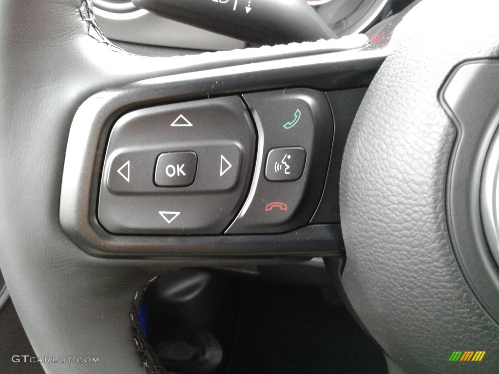 2020 Jeep Gladiator Sport 4x4 Black Steering Wheel Photo #136240628