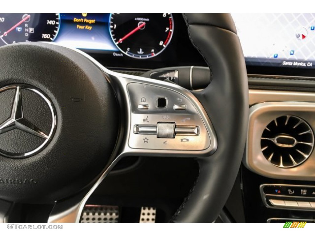 2019 Mercedes-Benz G 550 designo Espresso Brown/Black Steering Wheel Photo #136241552