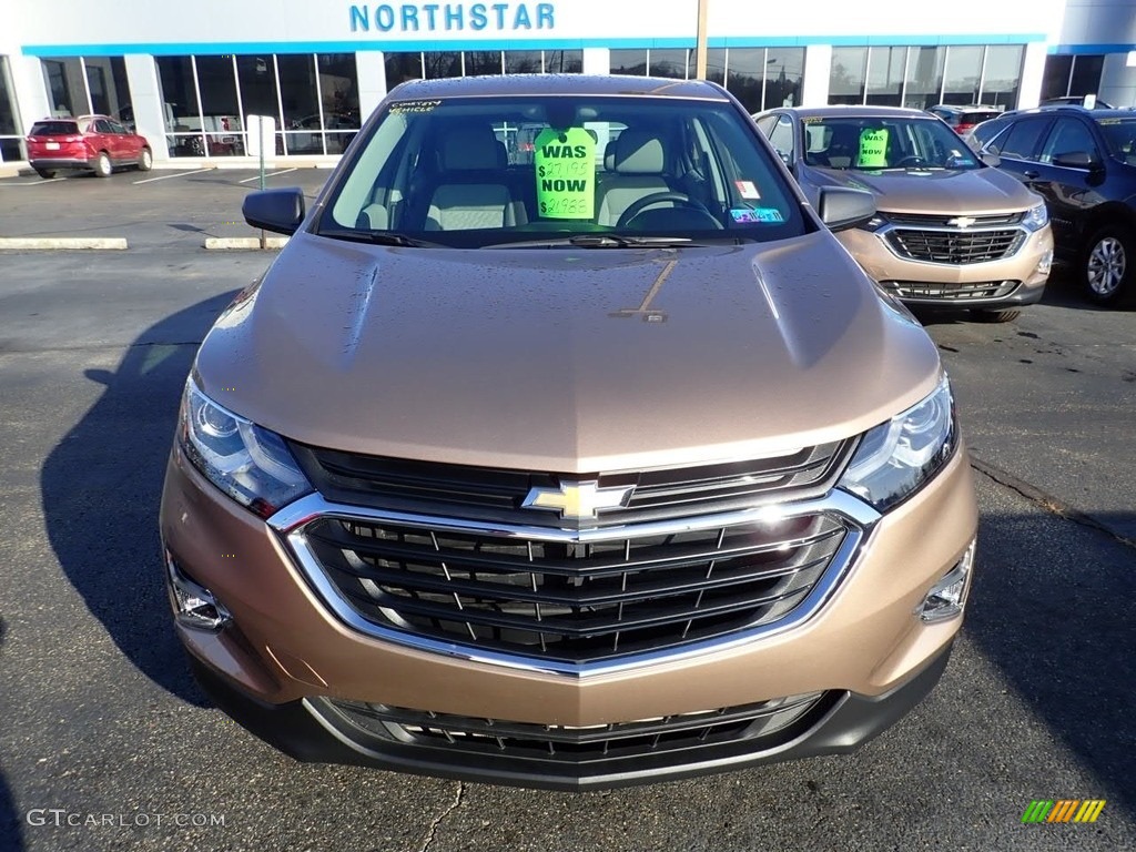 2019 Equinox LS - Sandy Ridge Metallic / Medium Ash Gray photo #9