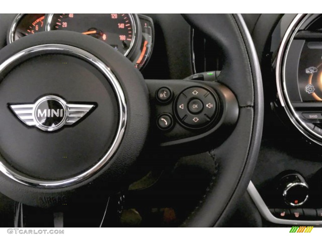 2018 Mini Countryman Cooper S Carbon Black Steering Wheel Photo #136242794