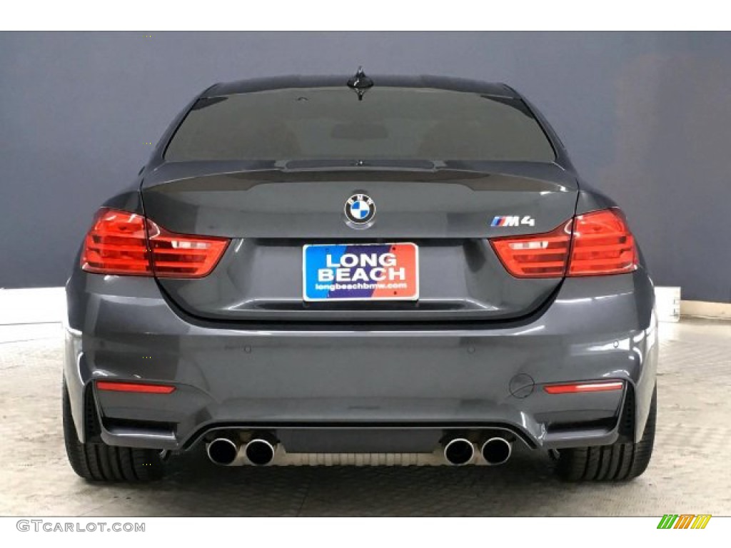 2017 M4 Coupe - Mineral Grey Metallic / Sakhir Orange/Black photo #3