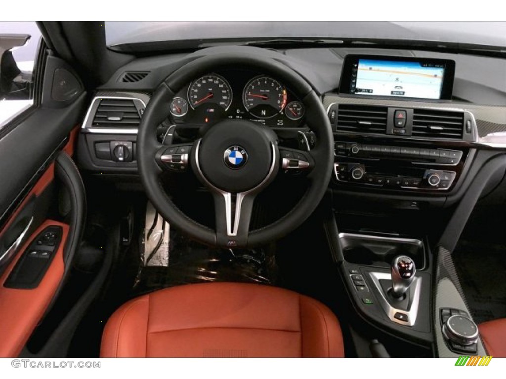 2017 M4 Coupe - Mineral Grey Metallic / Sakhir Orange/Black photo #4