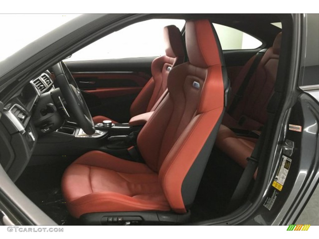 2017 M4 Coupe - Mineral Grey Metallic / Sakhir Orange/Black photo #31
