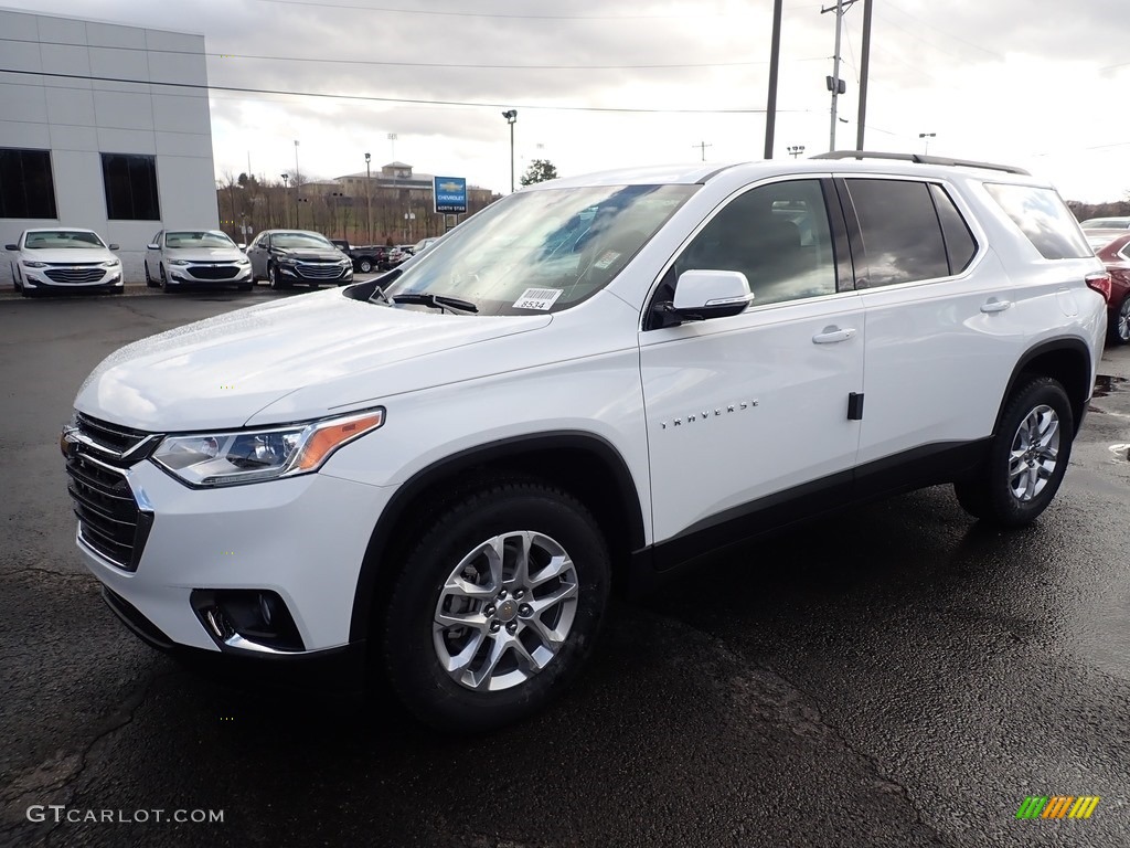 Summit White 2020 Chevrolet Traverse LT AWD Exterior Photo #136244363